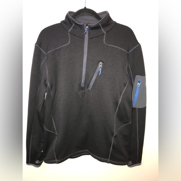 Avalanche Outdoor Womens Microfleece Performance Quarter Zip Pullover Top Size M - Picture 3 of 14